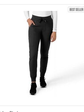 Women's Carhartt Black Drawstring Scrub Jogger Pants